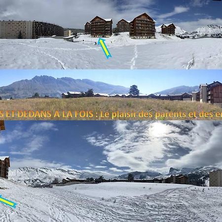 Appartement 8-10 Personnes Superdevoluy Hautes Alpes Rez De Chaussee Vue Panoramique 3 Chambres Saint-Étienne-en-Dévoluy Eksteriør bilde