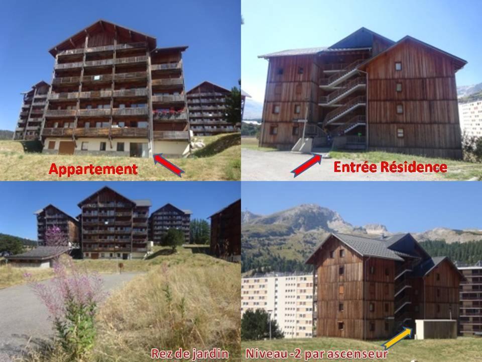 Appartement 8-10 Personnes Superdevoluy Hautes Alpes Rez De Chaussee Vue Panoramique 3 Chambres Saint-Étienne-en-Dévoluy Eksteriør bilde