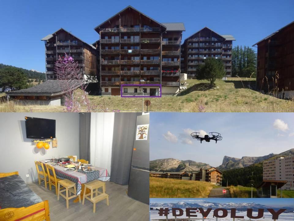 Appartement 8-10 Personnes Superdevoluy Hautes Alpes Rez De Chaussee Vue Panoramique 3 Chambres Saint-Étienne-en-Dévoluy Eksteriør bilde