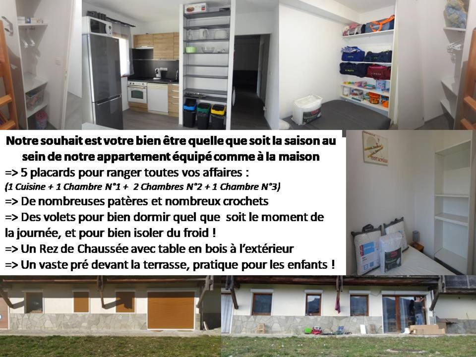 Appartement 8-10 Personnes Superdevoluy Hautes Alpes Rez De Chaussee Vue Panoramique 3 Chambres Saint-Étienne-en-Dévoluy Eksteriør bilde